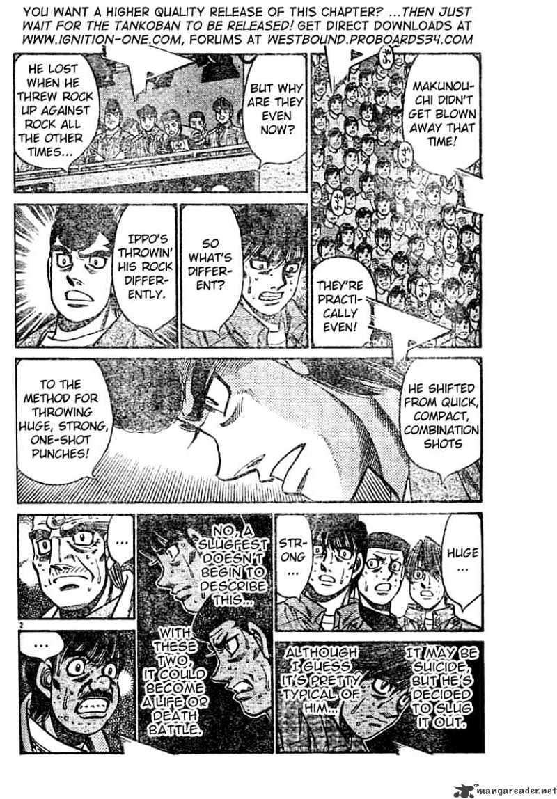 Hajime no Ippo: Fighting Spirit, Chapter 736 image 02